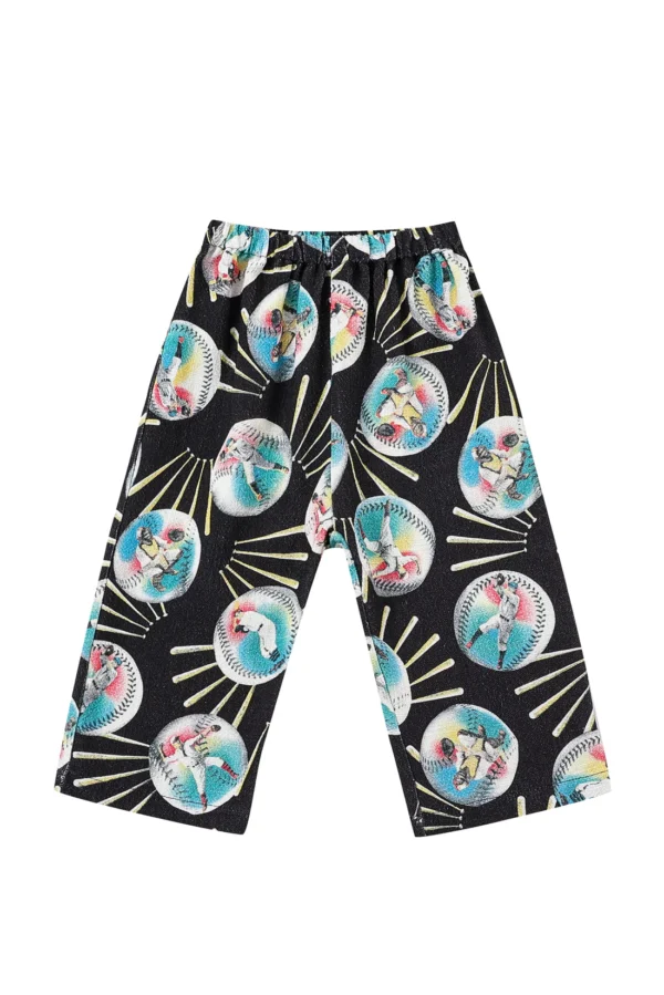 Baseballs Kid's Linen Pants - Image 2